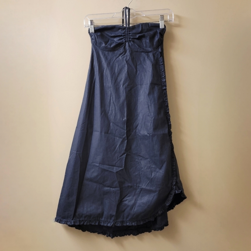 Grey Ant Halter Dress with Ruffle Detail Size Small